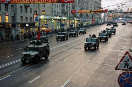 Репетиция парада 9 мая. Военная техника