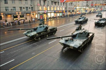 Репетиция парада 9 мая. Военная техника