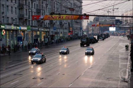 Репетиция парада 9 мая. Военная техника