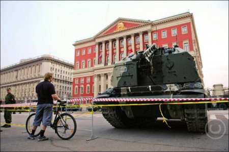 Репетиция парада 9 мая. Военная техника