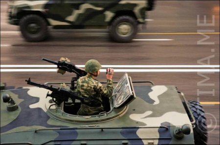 Репетиция парада 9 мая. Военная техника