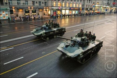 Репетиция парада 9 мая. Военная техника