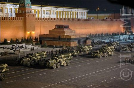 Репетиция парада 9 мая. Военная техника