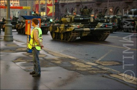 Репетиция парада 9 мая. Военная техника