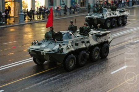 Репетиция парада 9 мая. Военная техника