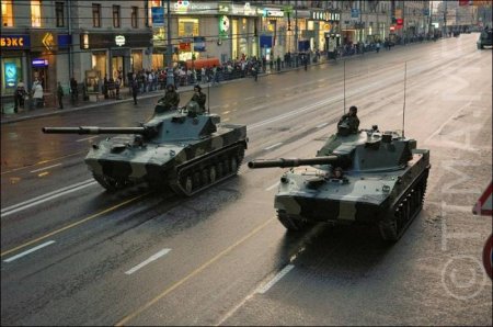 Репетиция парада 9 мая. Военная техника