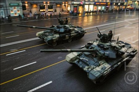 Репетиция парада 9 мая. Военная техника