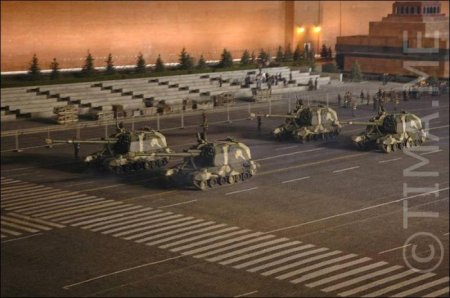 Репетиция парада 9 мая. Военная техника