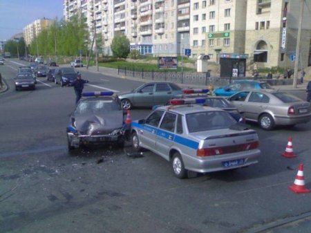 Удачная авария (7 фото)