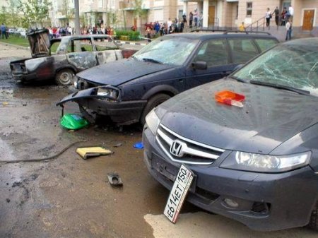 Взрыв в Москве (5 фото)