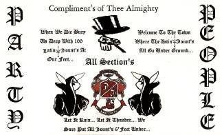 Визитные карточки банд Чикаго 70-80-х гг (12 фото)