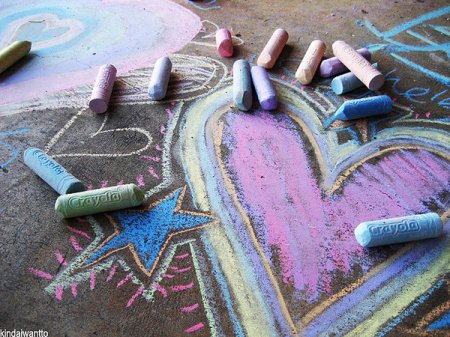 Цветные мелки