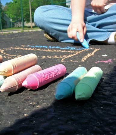 Цветные мелки