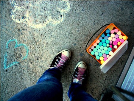 Цветные мелки