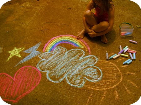 Цветные мелки