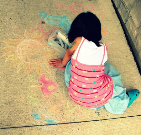 Цветные мелки