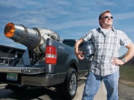 Реактивная тачка (5 фото)