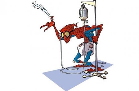 Что станет в старости со знаменитыми супергероями?