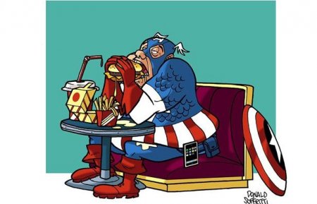 Что станет в старости со знаменитыми супергероями?