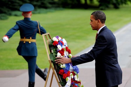 Барак Обама в Москве (12 фото + видео)