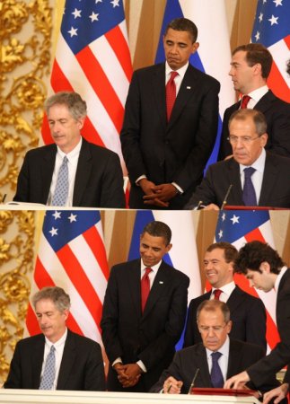 Барак Обама в Москве (12 фото + видео)