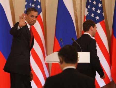 Барак Обама в Москве (12 фото + видео)