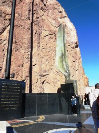 Строительство моста над плотиной Гувера (8 фото)