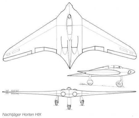 Horton 229 - немецкий самолет неведимка (14 фото)