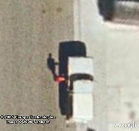 Необычные съемки ГуглМапс (50 фото)