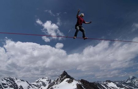 Канатоходец Хайнц Зак