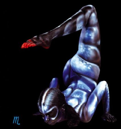 Зодиакальный боди-арт