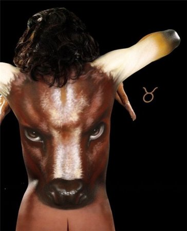 Зодиакальный боди-арт