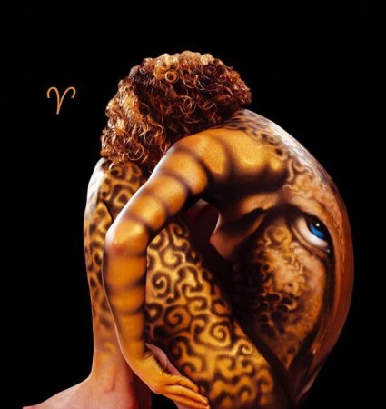 Зодиакальный боди-арт