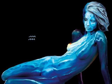 Зодиакальный боди-арт