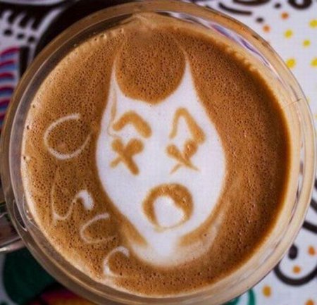 Рисунки на капучино