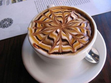 Рисунки на капучино