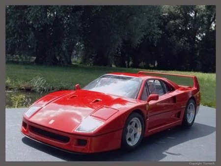 Точная копия Ferrari F40 в миниатюре (45 фото)