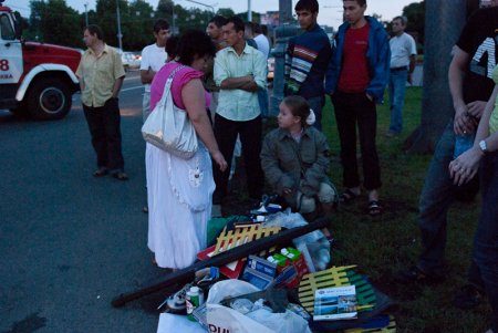 Пьяные ВДВшники протаранили вчера джип с семьёй (19 фото)