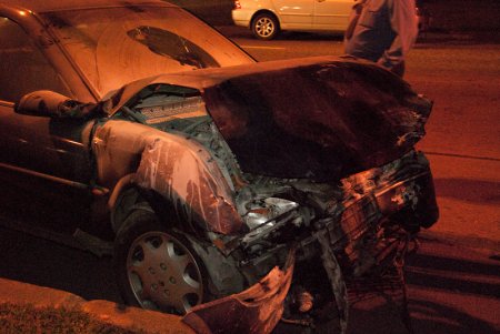 Пьяные ВДВшники протаранили вчера джип с семьёй (19 фото)