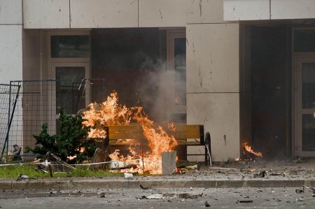 Как горят новые дома (20 фото)