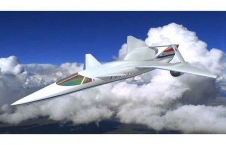 Сверхзвуковой бизнес-джет Quiet Supersonic Transport (12 фото)