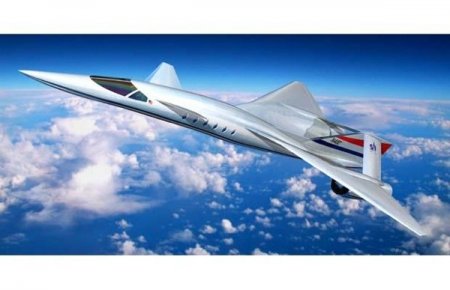 Сверхзвуковой бизнес-джет Quiet Supersonic Transport (12 фото)