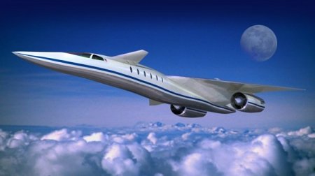Сверхзвуковой бизнес-джет Quiet Supersonic Transport (12 фото)
