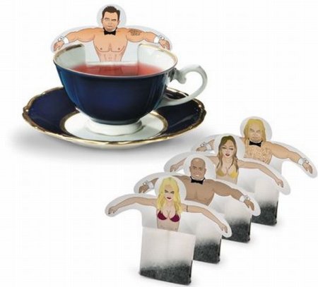 Веселые чайные пакетики