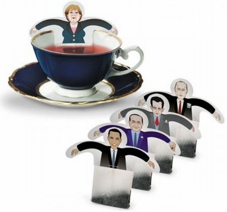 Веселые чайные пакетики