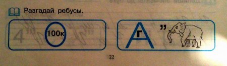 Пройди тест для первоклашки! (15 ребусов)