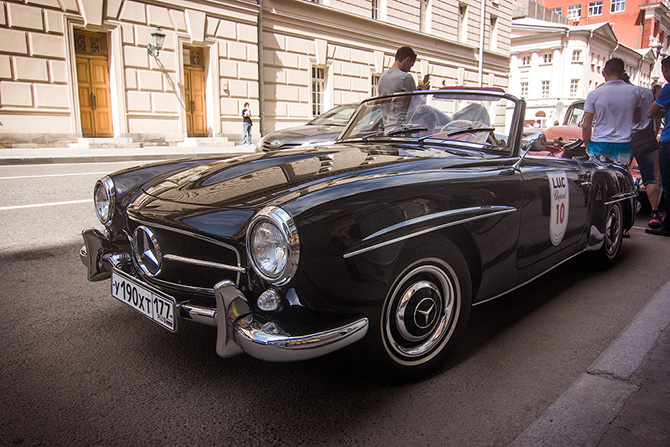 Красивые ретро-автомобили на L.U.C Chopard Classic Weekend Rally (50 фото)