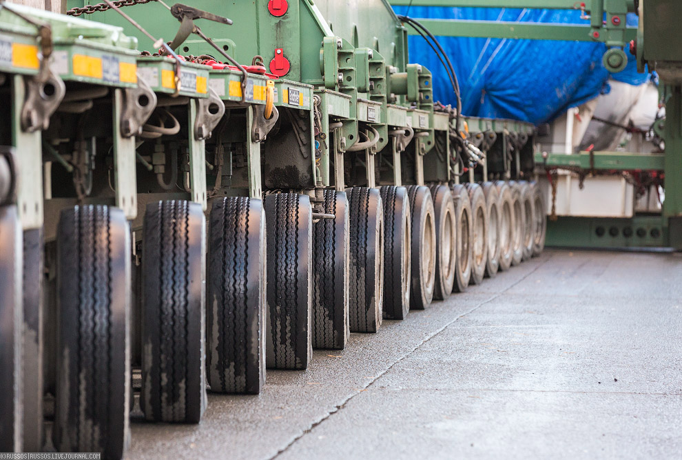 Как «Матильда» везла турбину весом 308 тонны