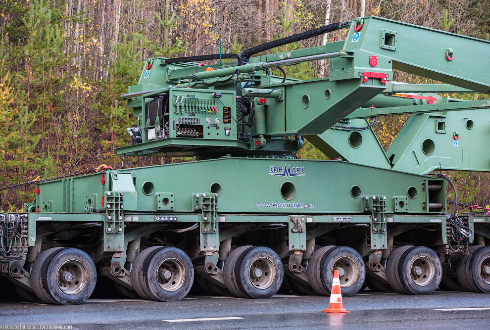 Как «Матильда» везла турбину весом 308 тонны