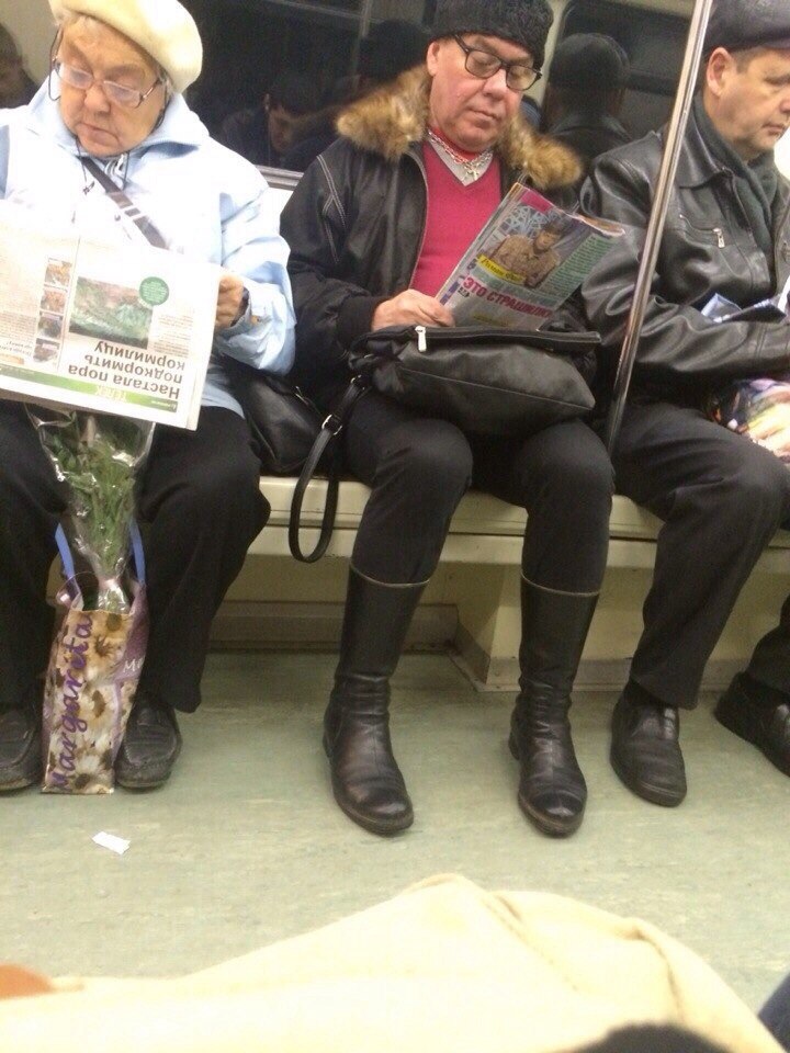 Модные люди московского метро